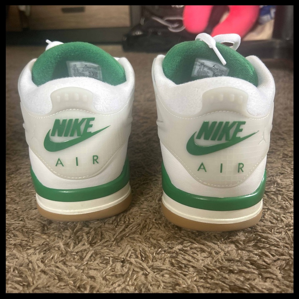 SZ 14/ AIRJORDAN 4 RM 'PINE GREEN' USED / IN BOX - Picture 5 of 10